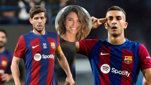 El vestuario del Barça al rojo vivo la esposa de Sergi Roberto lanza