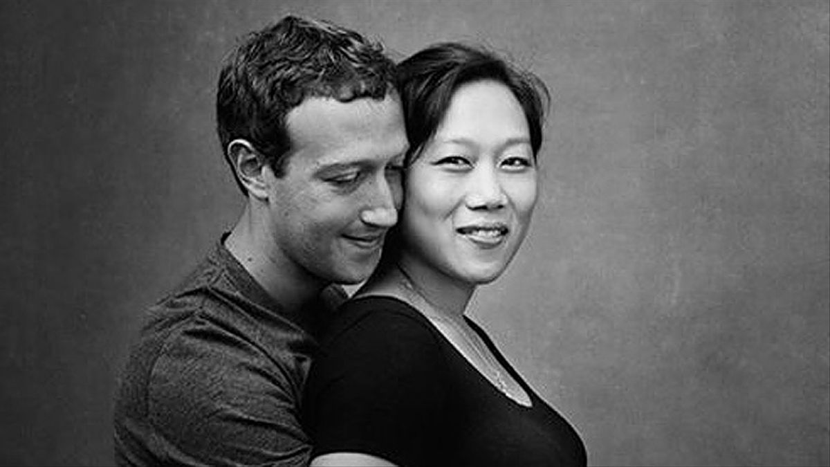 Mark Zuckerberg y su mujer