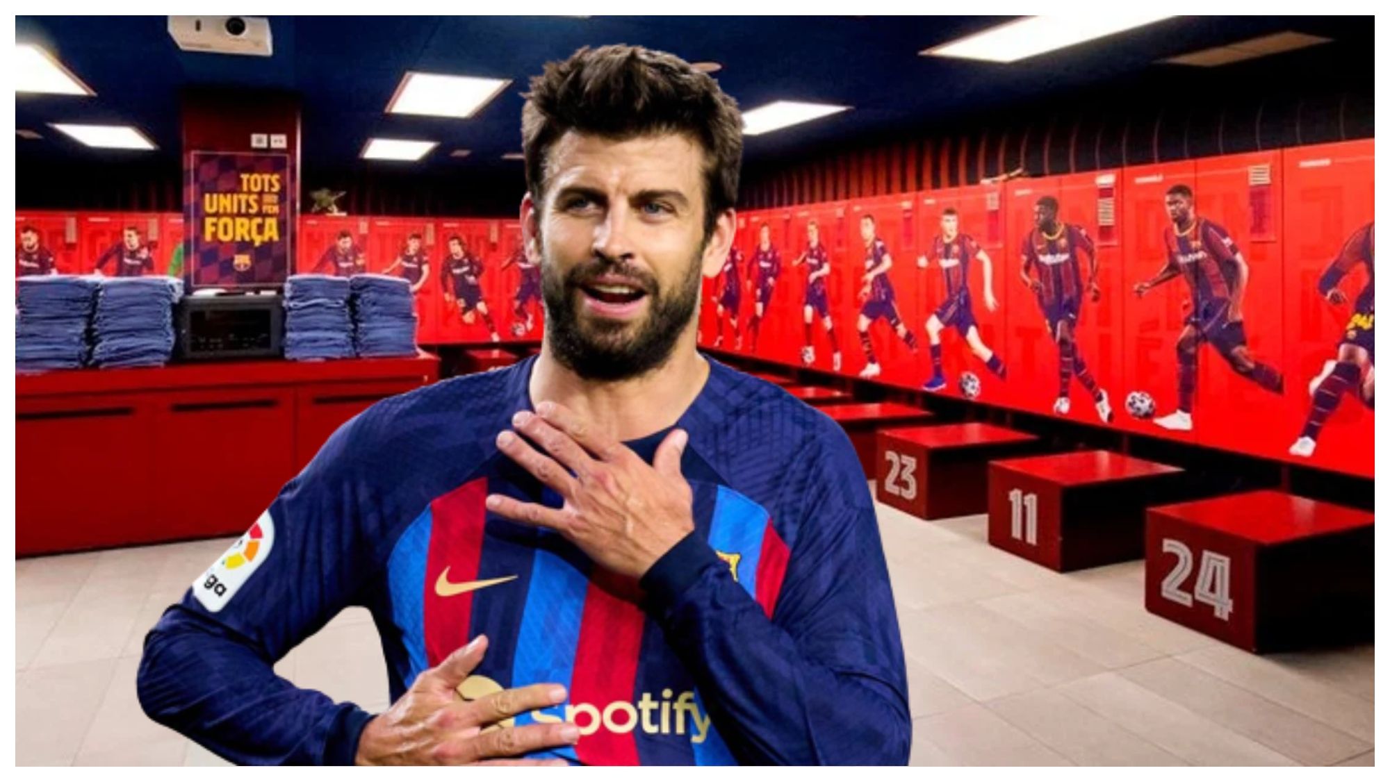 Gerard Piqué, ex jugador del Barça se portó mal con un excompañero