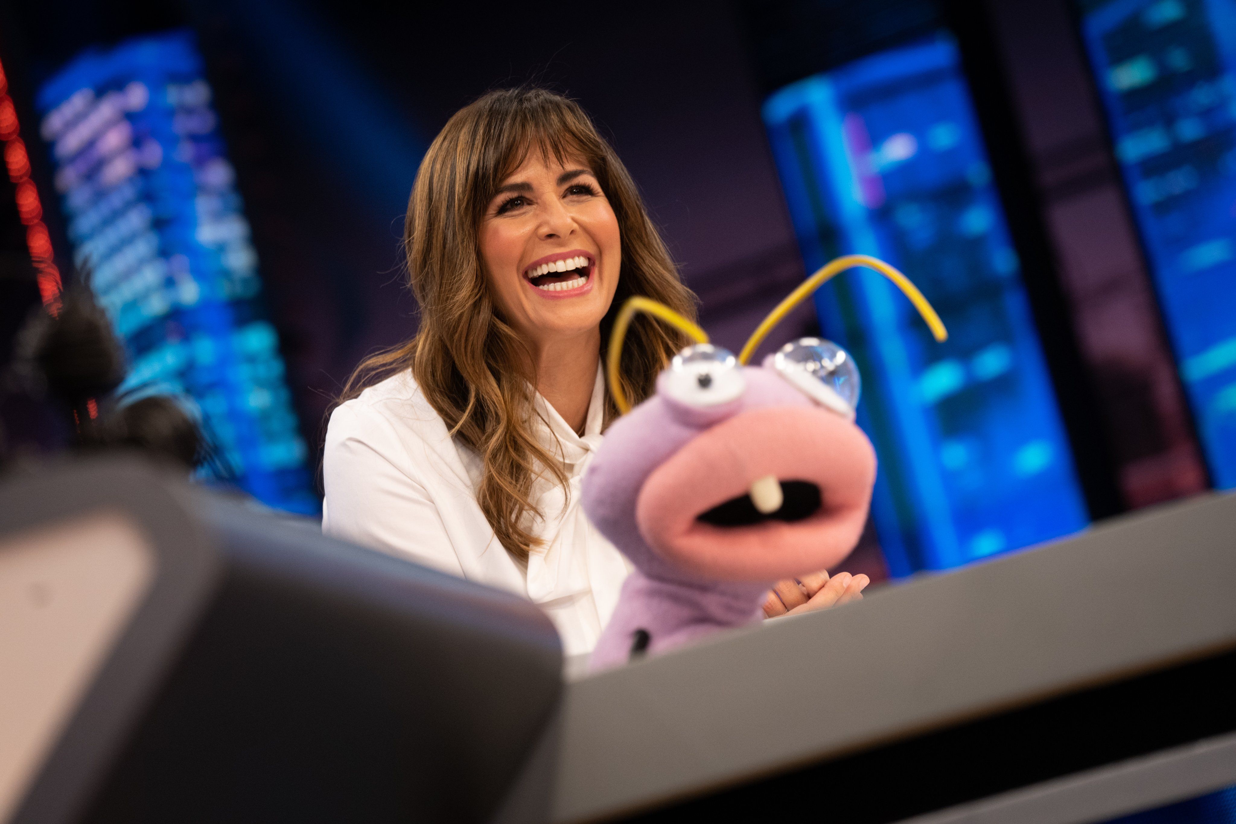 Nuria Roca presentando El Hormiguero