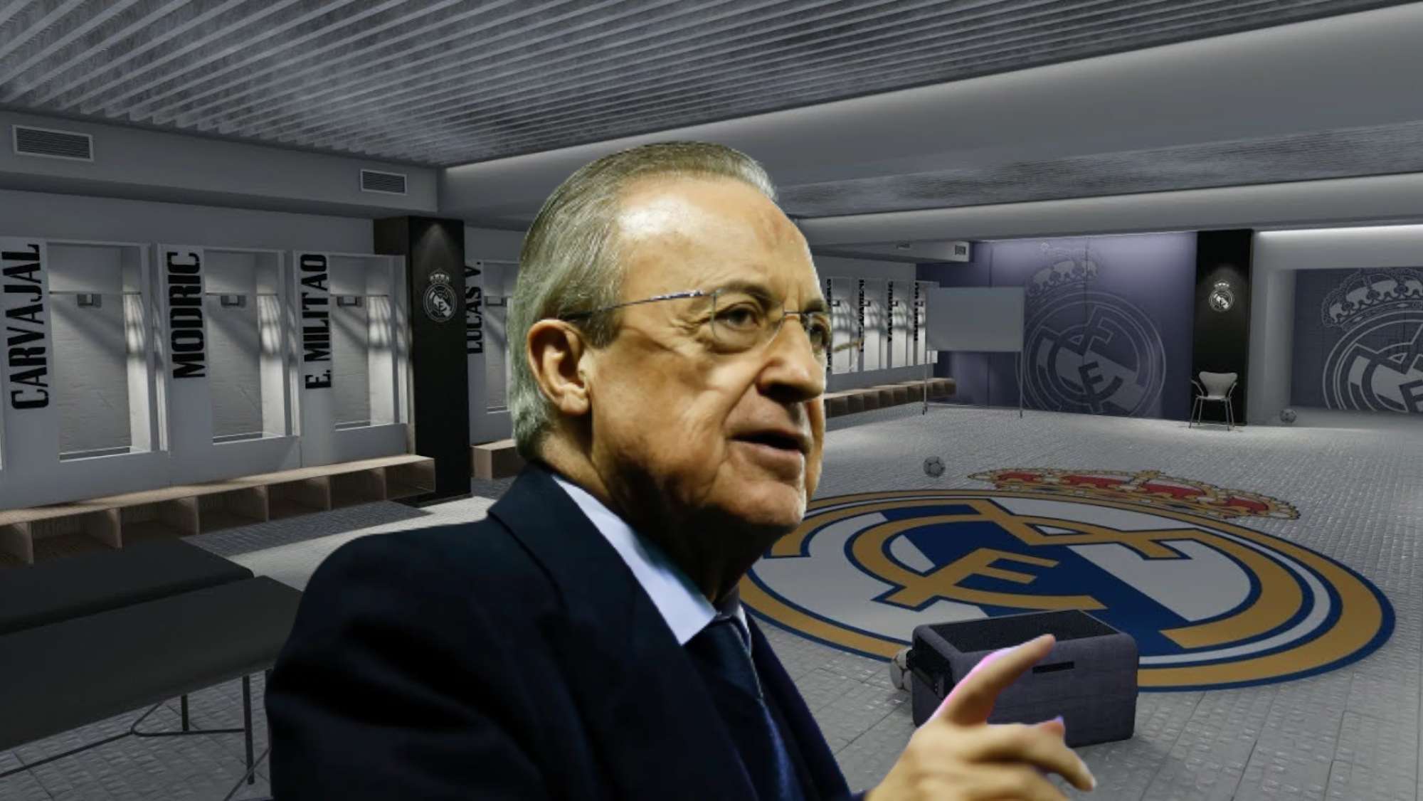 El vestuario presiona a Florentino para que lo renueve