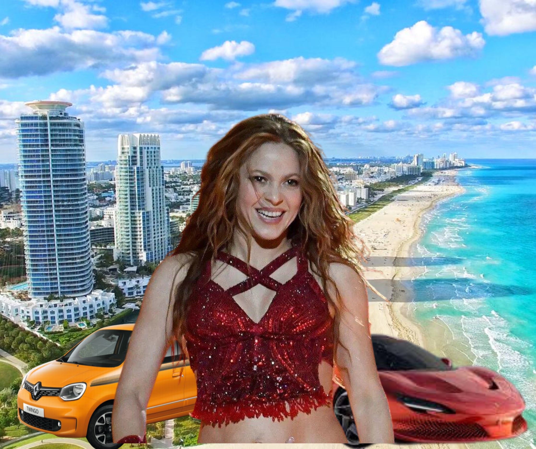 Shakira quiere llevarse dos coches a Miami no son ni un Ferrari ni un Twingo