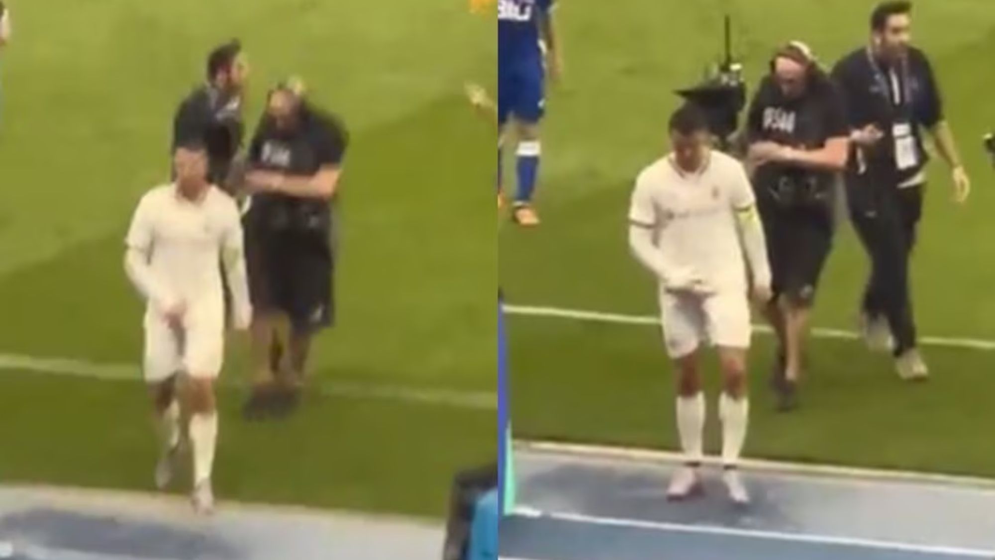 El gesto obsceno de Cristiano Ronaldo