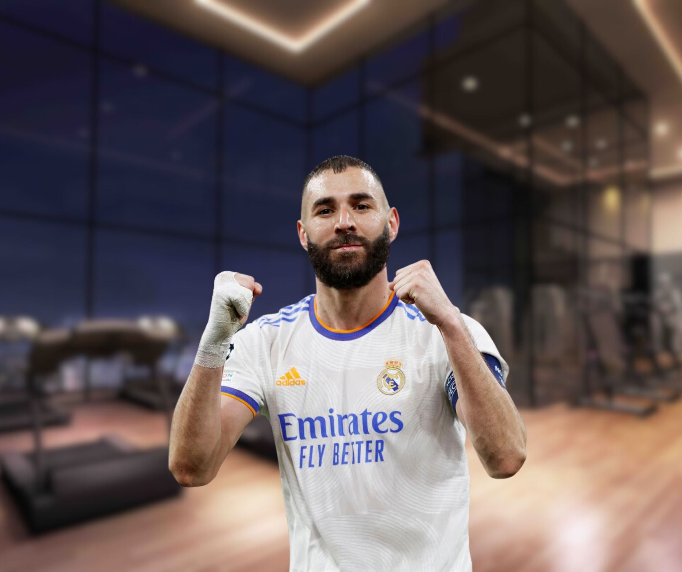 Así es el lujoso gimnasio que Benzema tiene en su casa