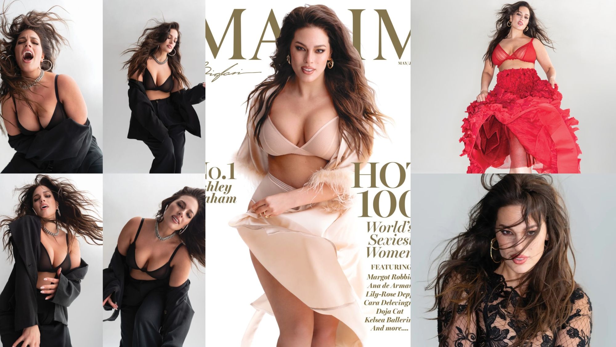 Ashley Graham en la revista Maxim