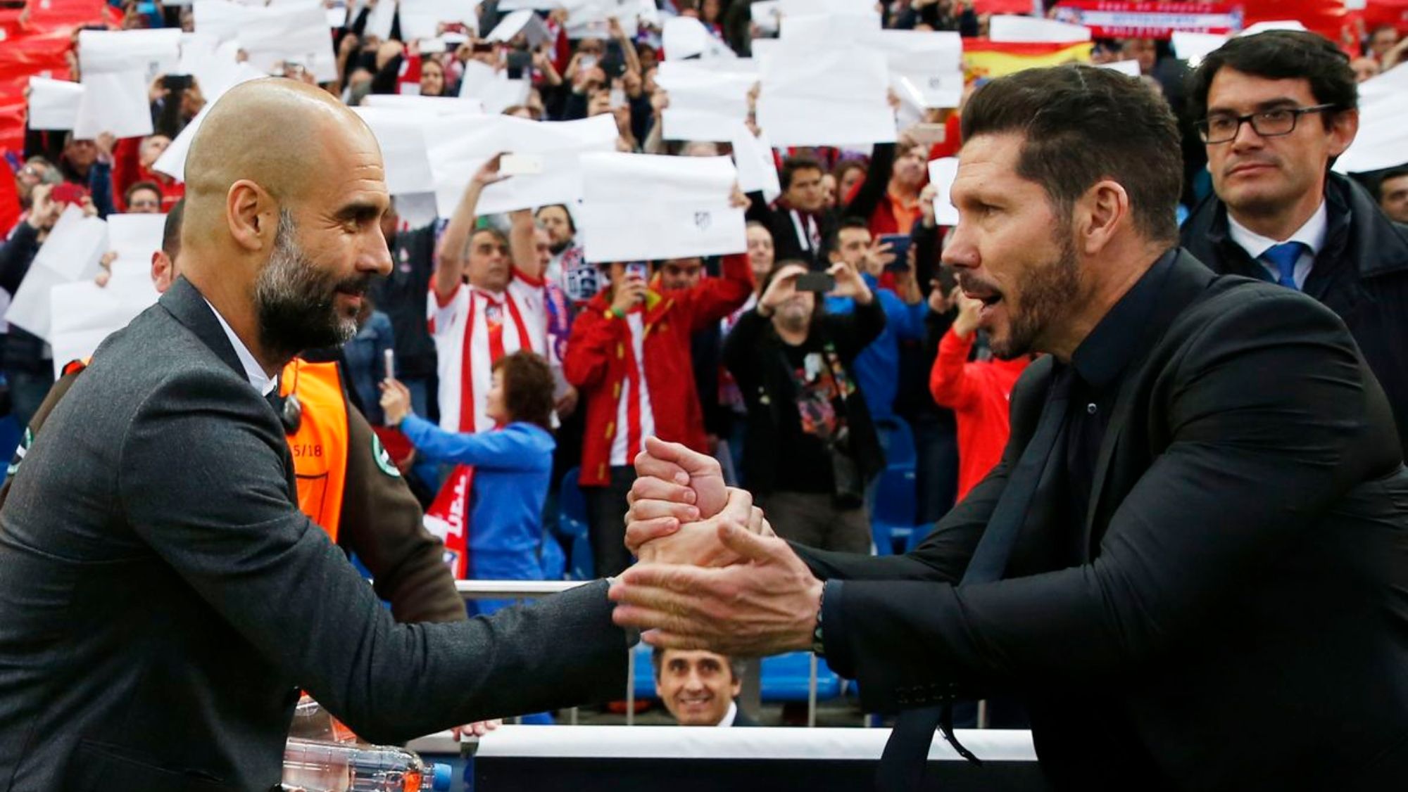 Diego Simeone y Pep Guardiola