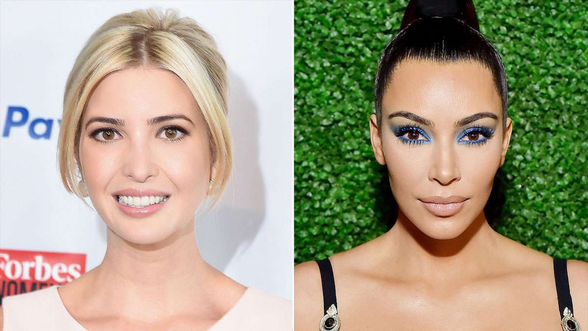 Ivanka Trump y Kim Kardashian