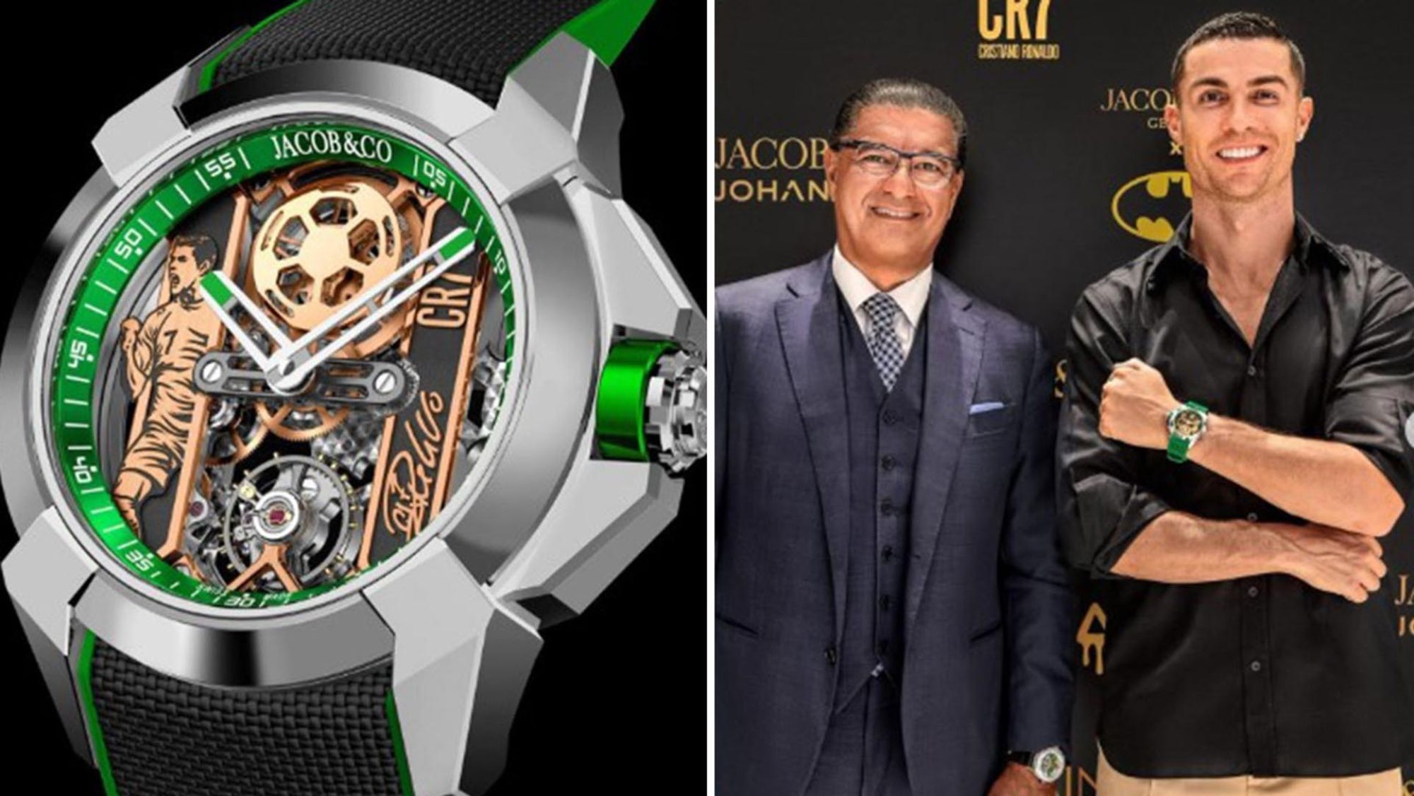 Cristiano Ronaldo y su nuevo reloj