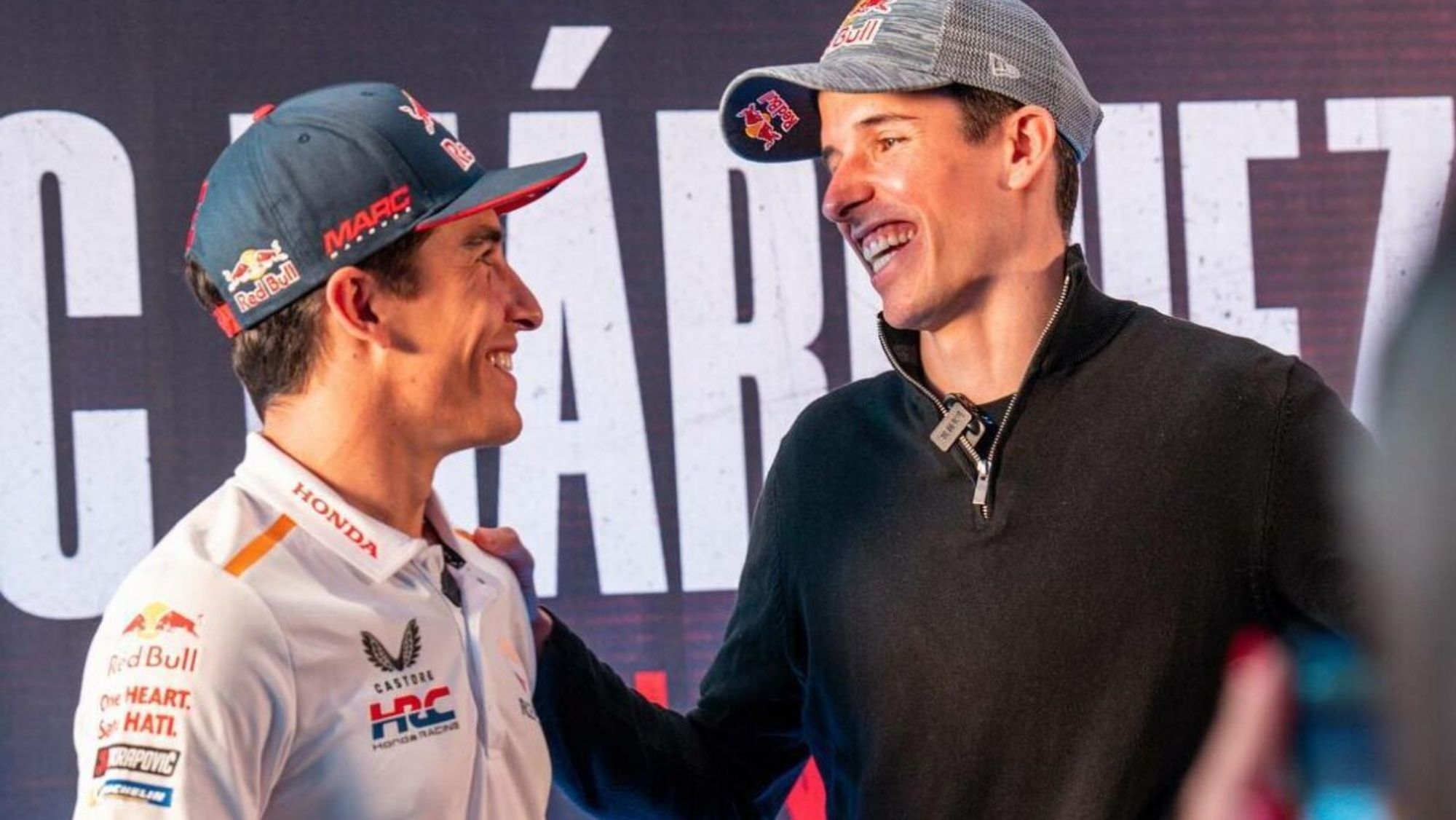 Marc Márquez y su hermano Álex