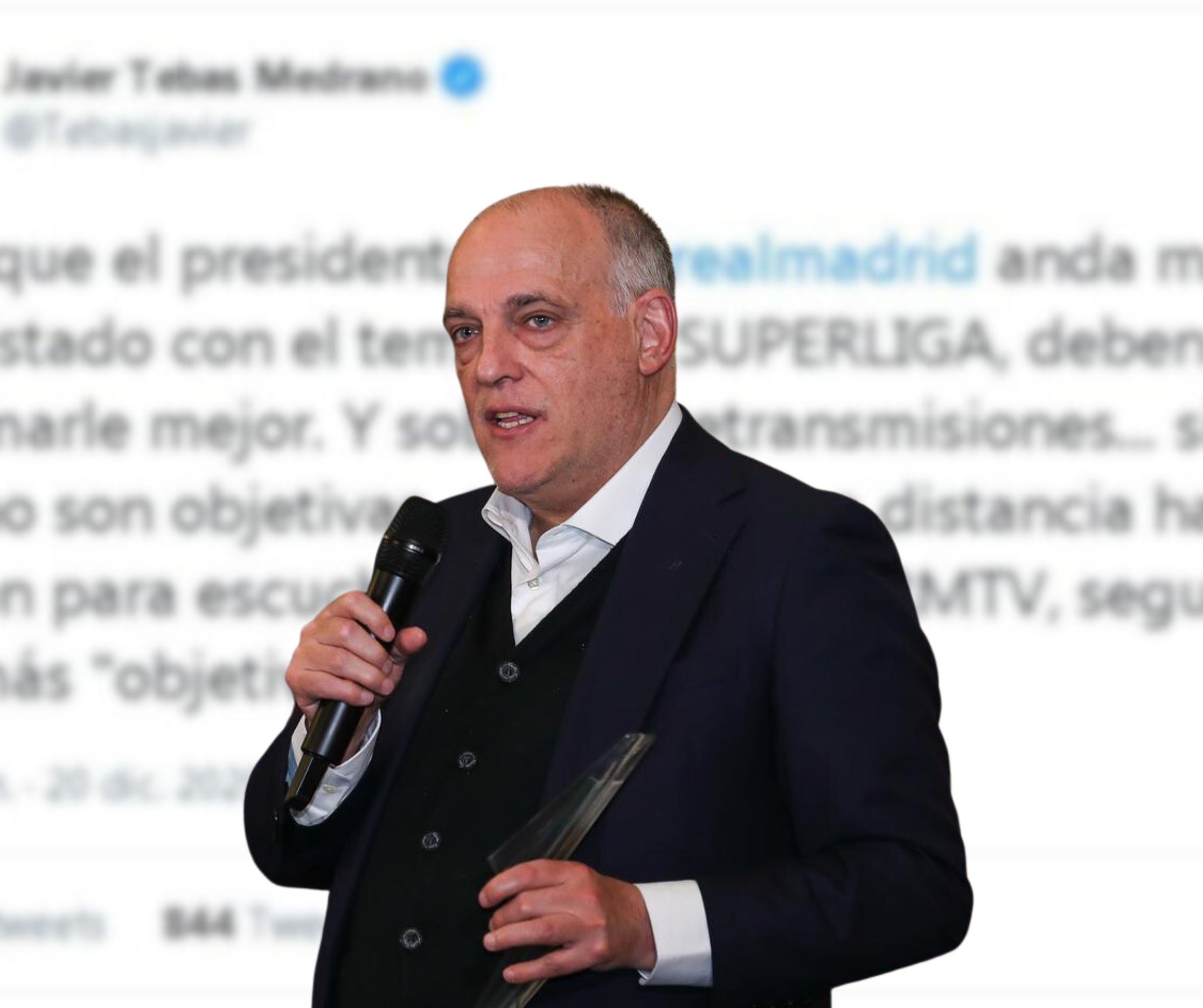 Nadie cree a Tebas por su respuesta a Vinicius Se ha intentado convertir en la víctima