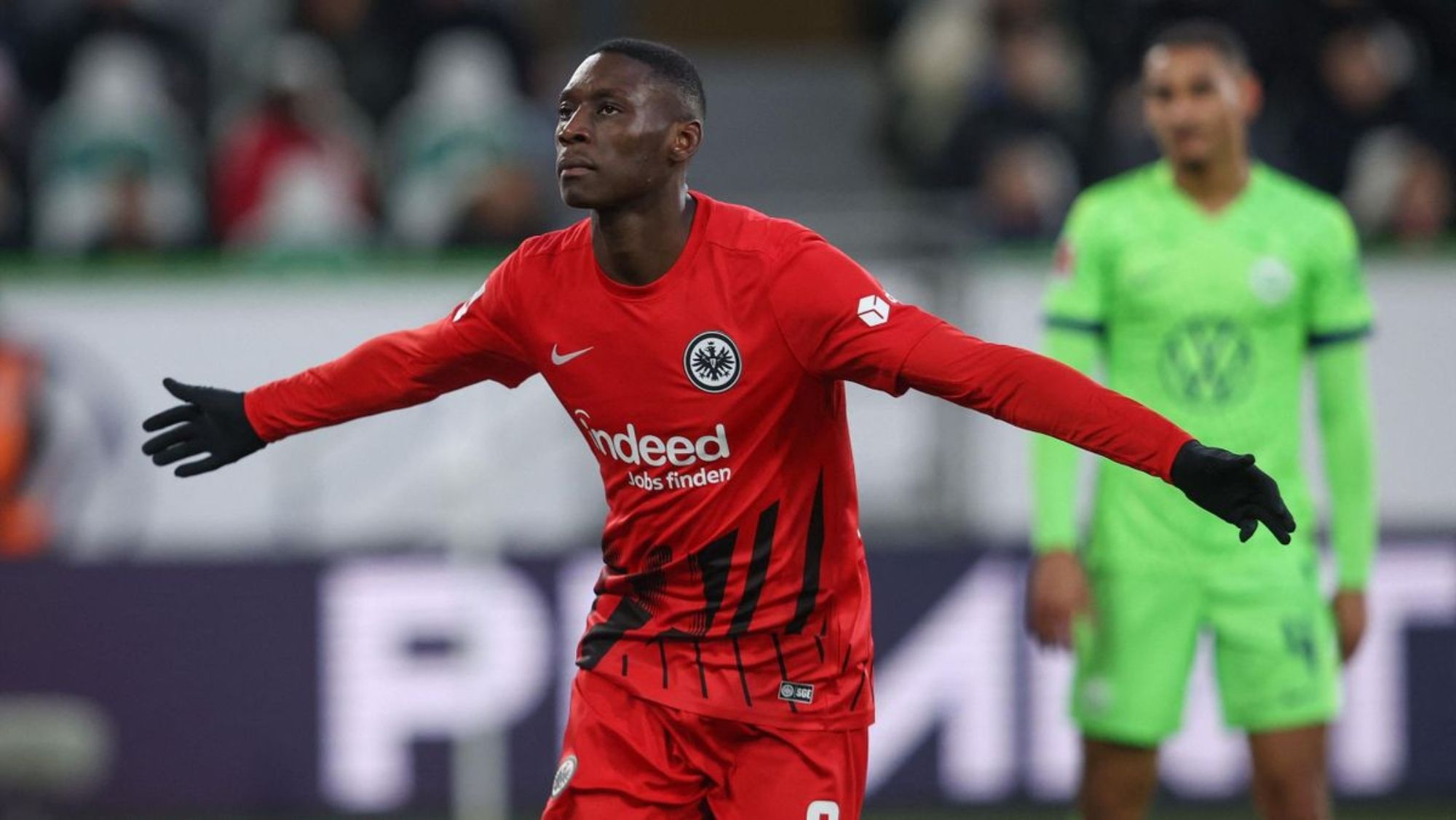 Kolo Muani con el Eintracht de Frankfurt