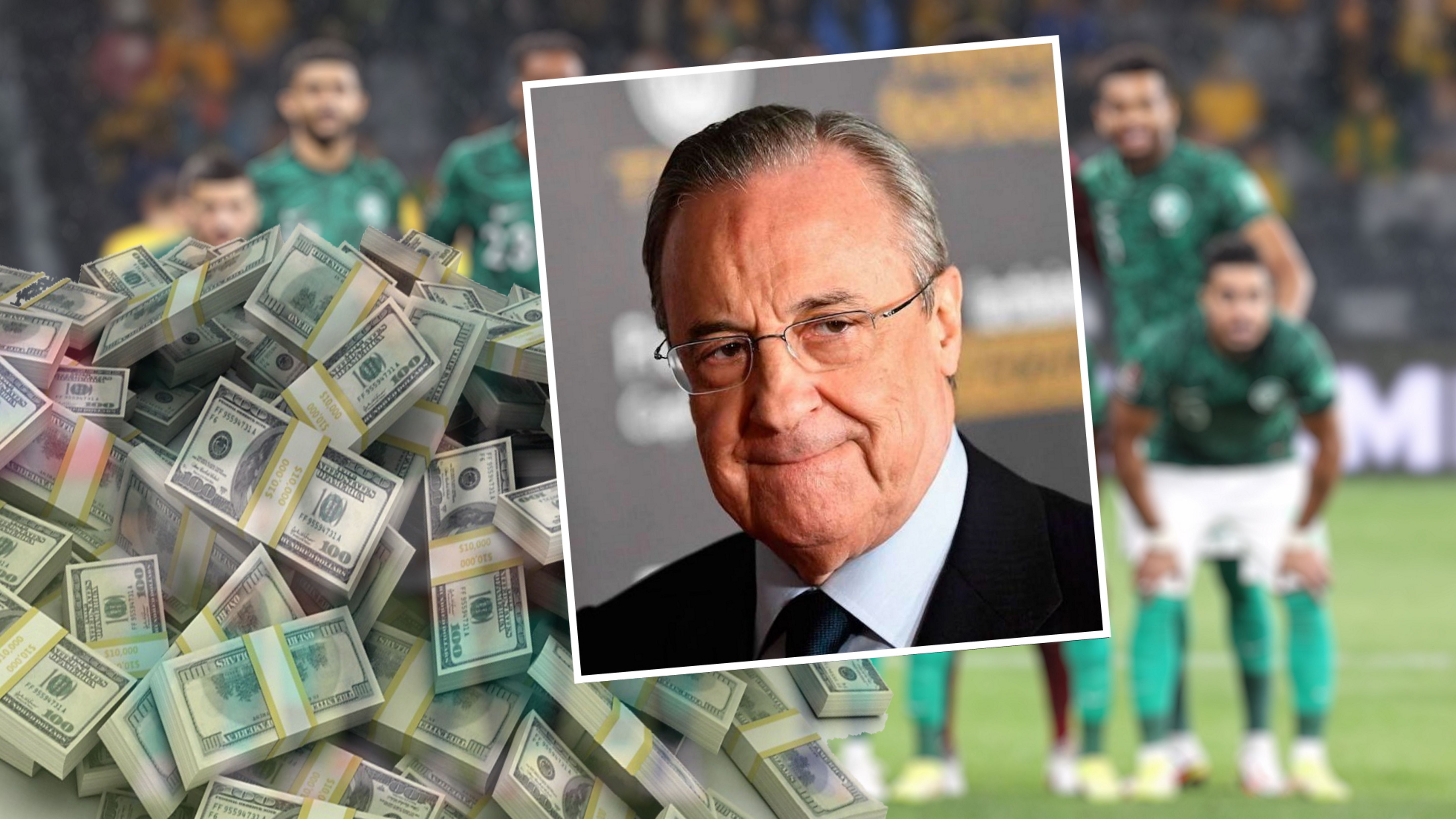 Arabia se entromete en los planes del Real Madrid adiós a este ariete pretendido por Florentino