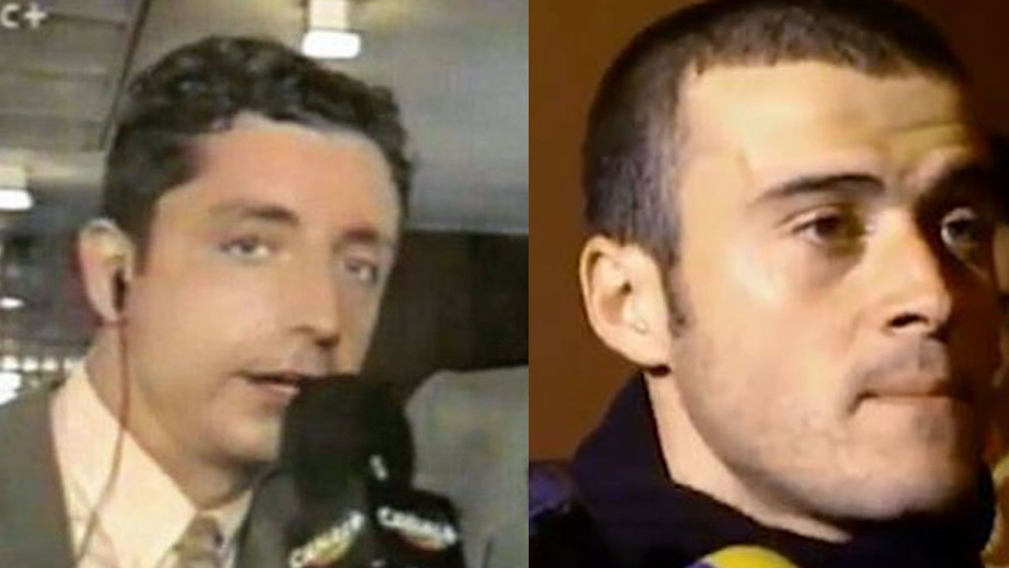 Pedrerol y Luis Enrique en la entrevista