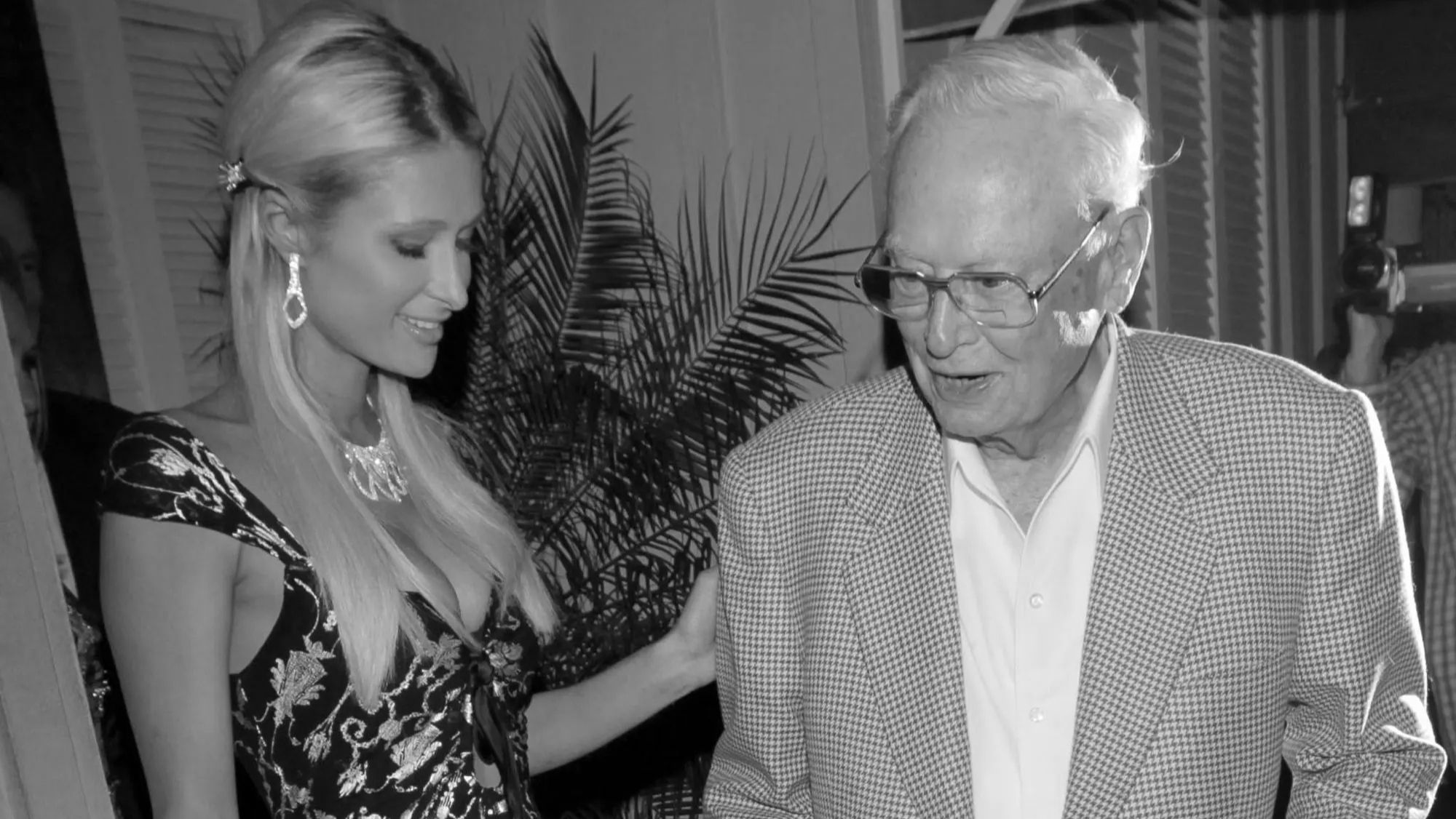 Paris Hilton y su abuelo Barron Hilton