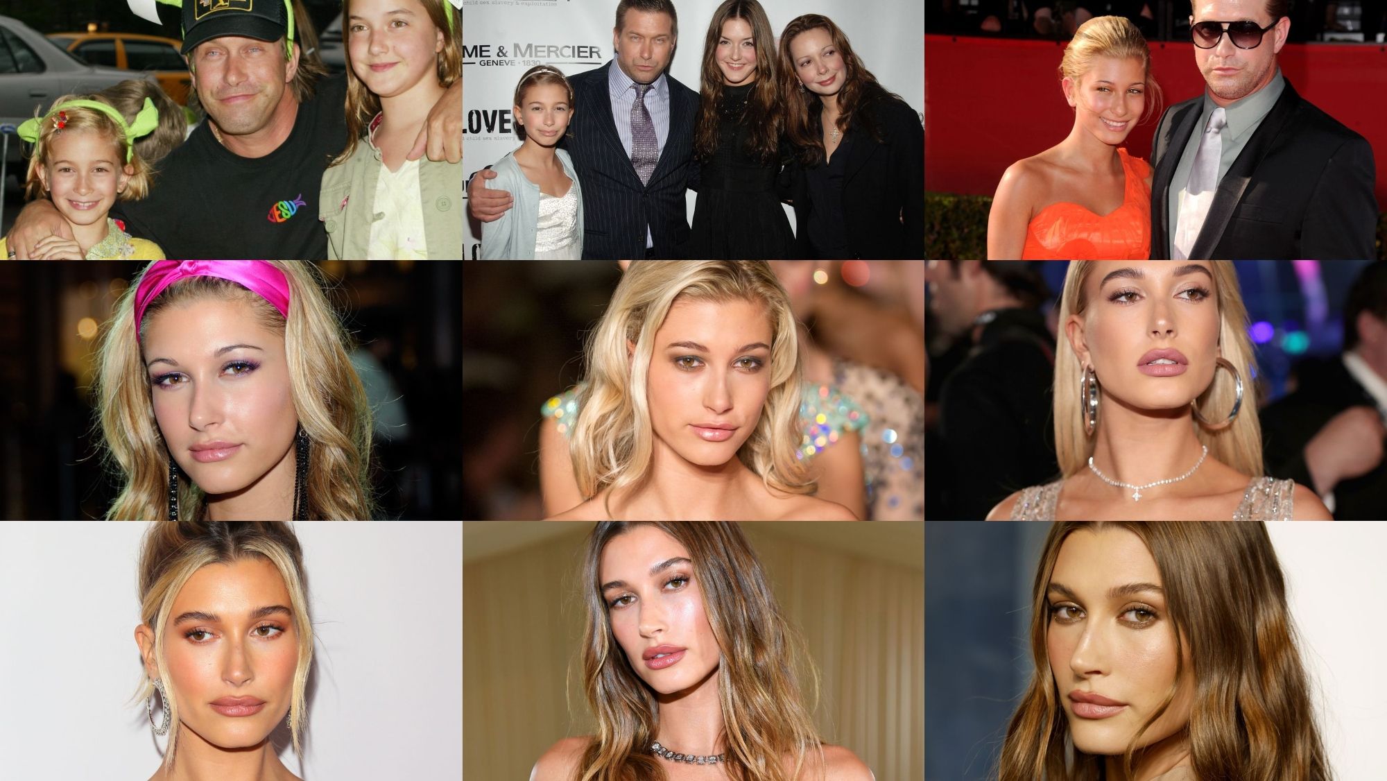 Evolución de Hailey Bieber