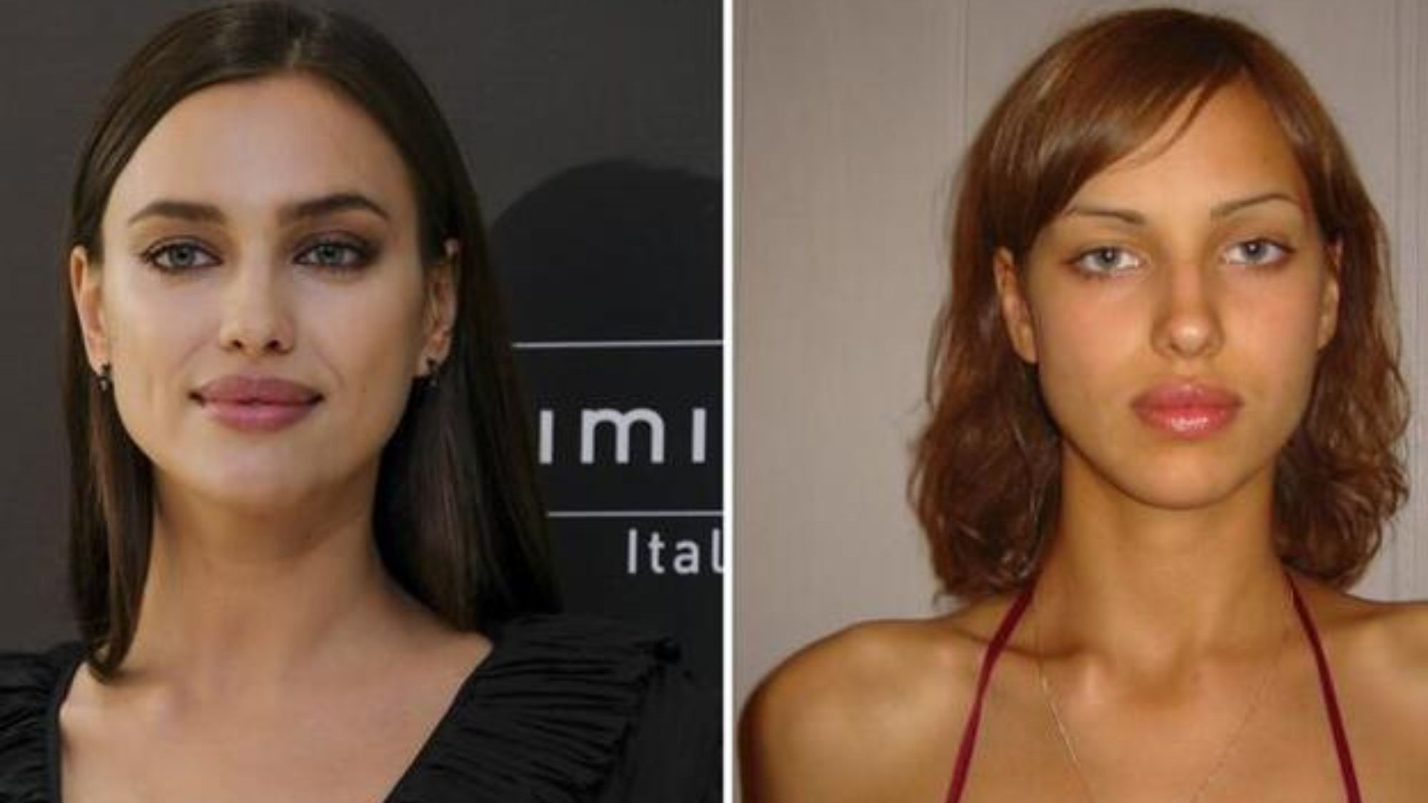 Antes y ahora de Irina Shayk