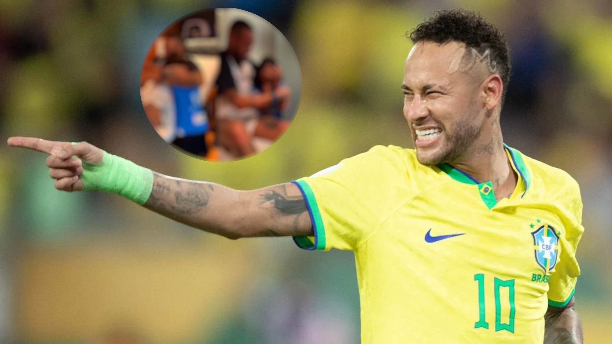 La imagen ya es viral el hijo de un histórico madridista, a lágrima viva con Neymar