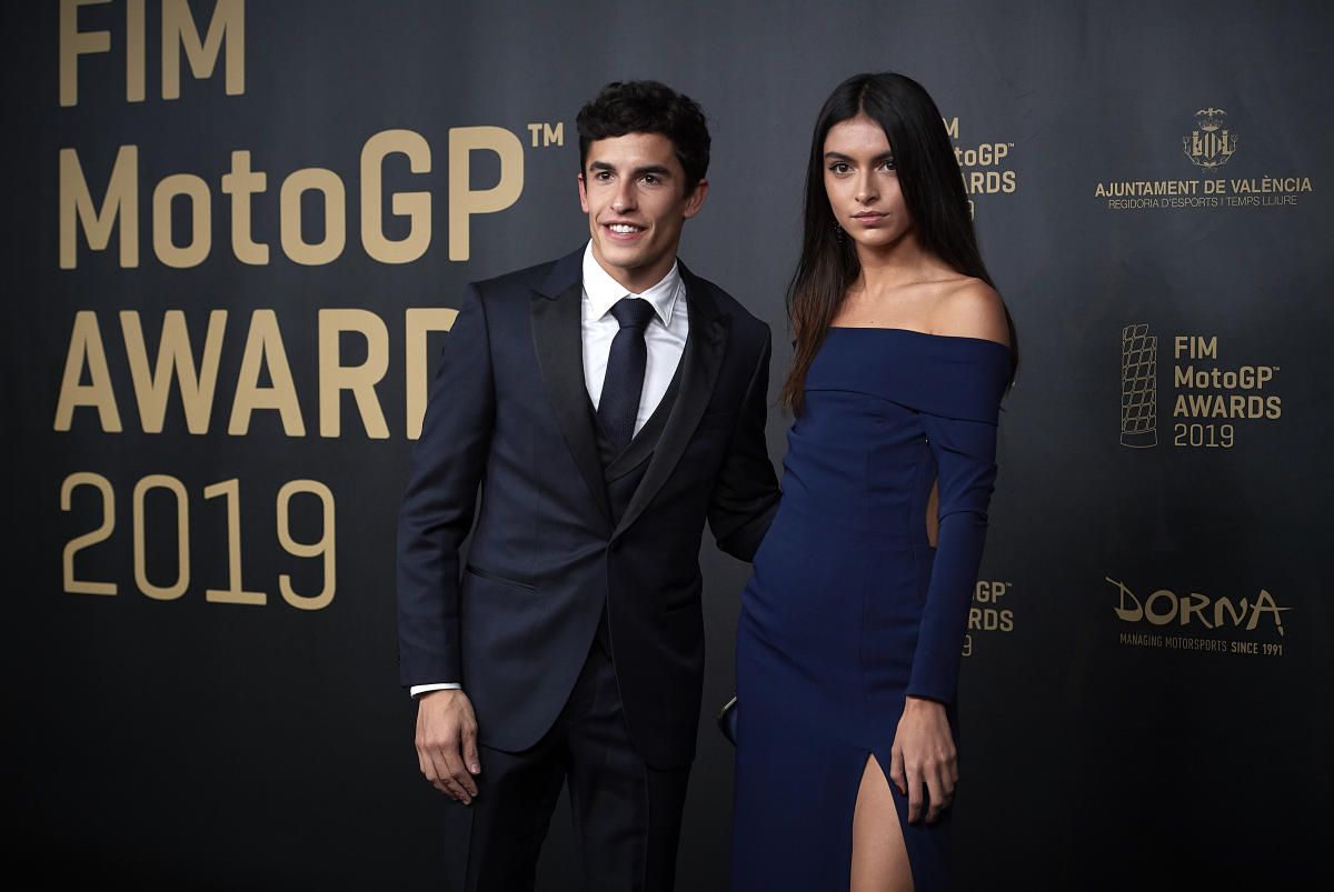 Marc Márquez y Lucía Méndez