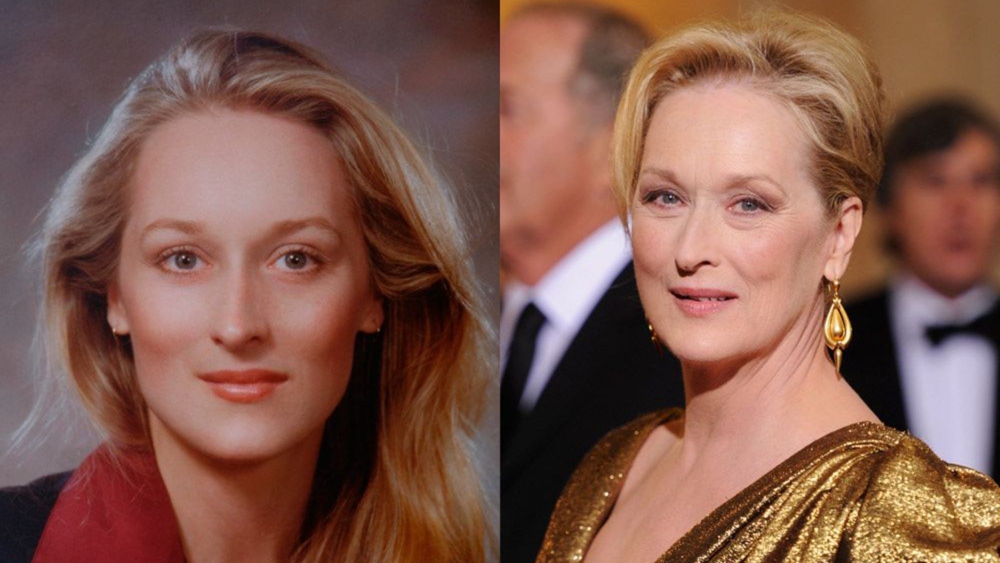 Meryl Streep antes y ahora