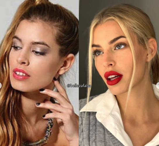 El antes y el después de Jessica Goicoechea