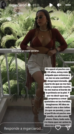 Instagram de Marina de La Isla de las Tentaciones