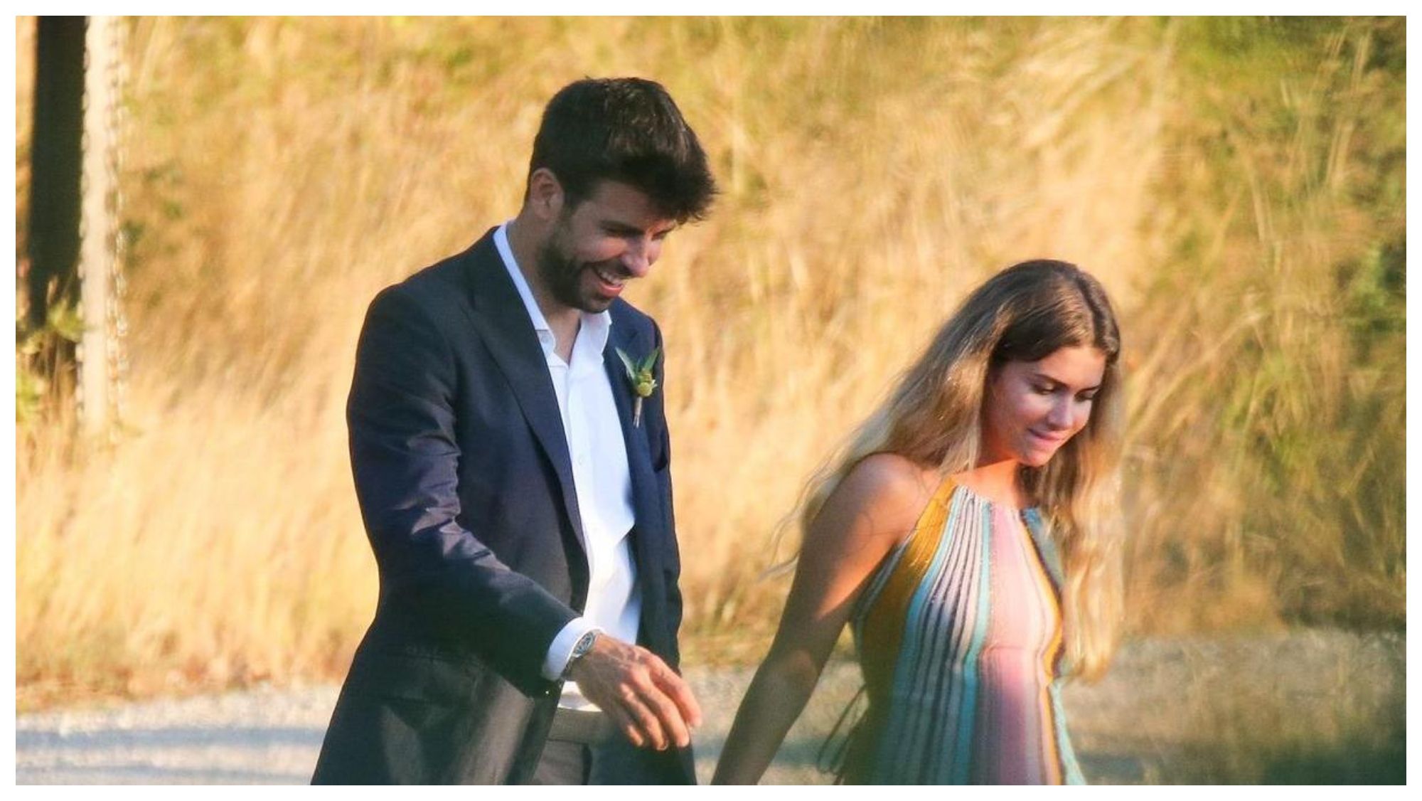 Gerard Piqué y Clara Chía