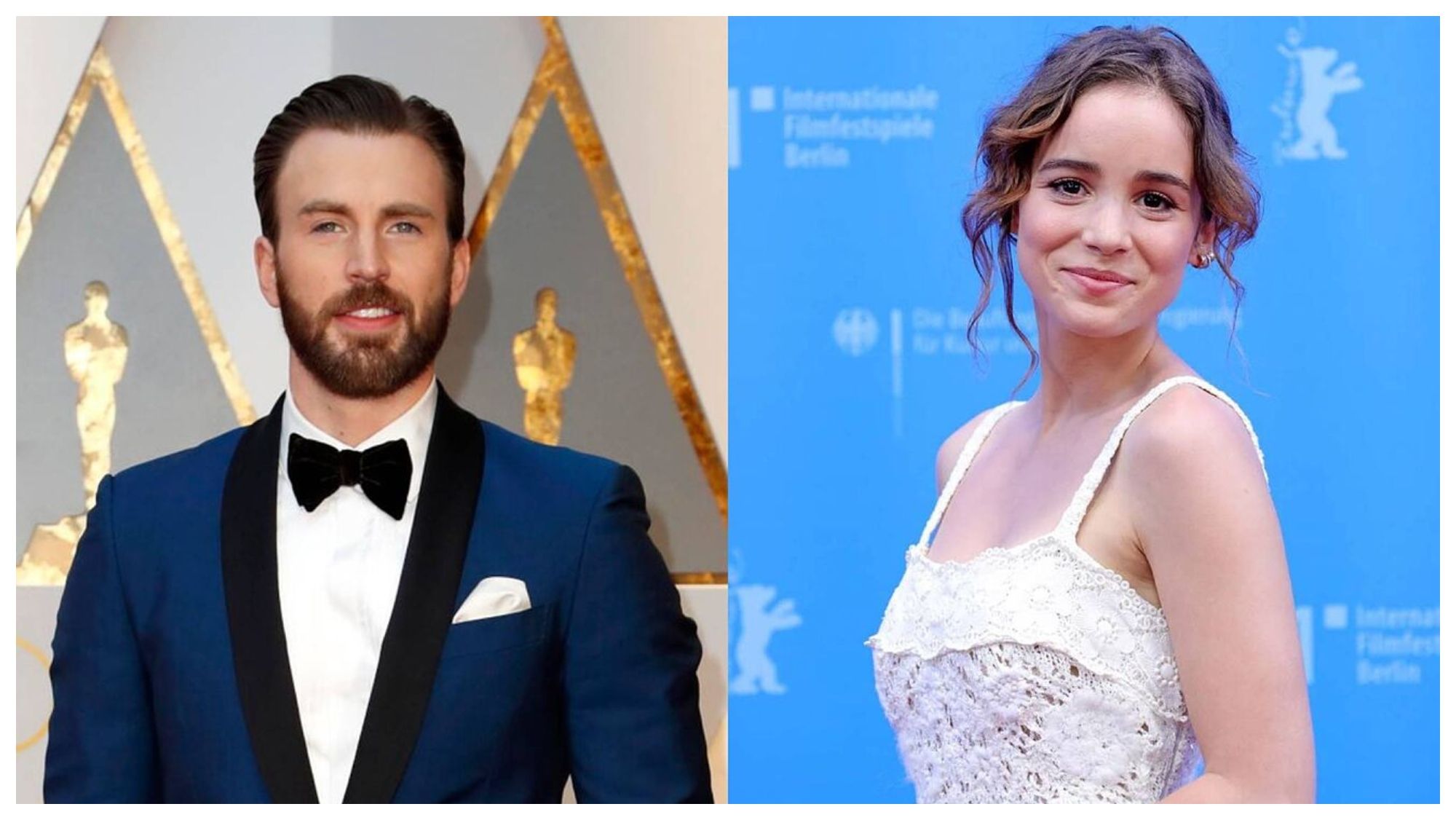 Chris Evans y Alba Baptista