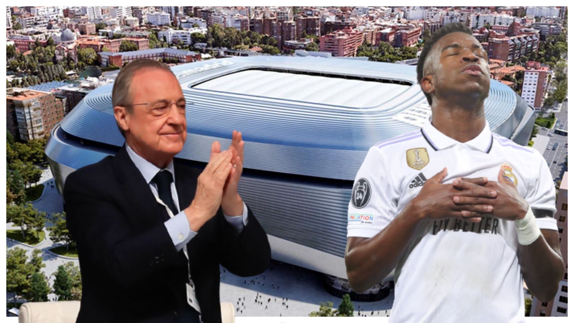 Vinicius Junior y Florentino Pérez