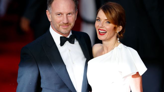 Christian Horner y Geri Halliwell